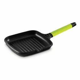 Lainelise kattega grill-pann Castey Fundix (Ø 14 cm) Roheline