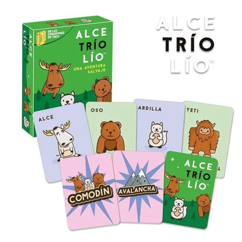 Board game Lúdilo  Alce, Trio, Lío