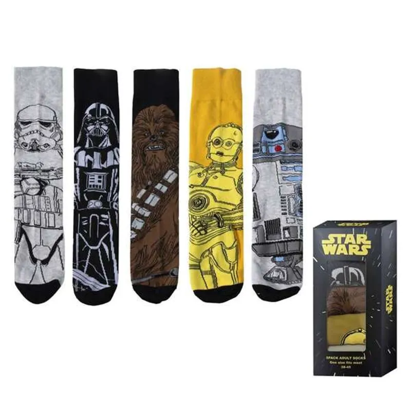 Zeķes Star Wars Daudzkrāsains 38-45