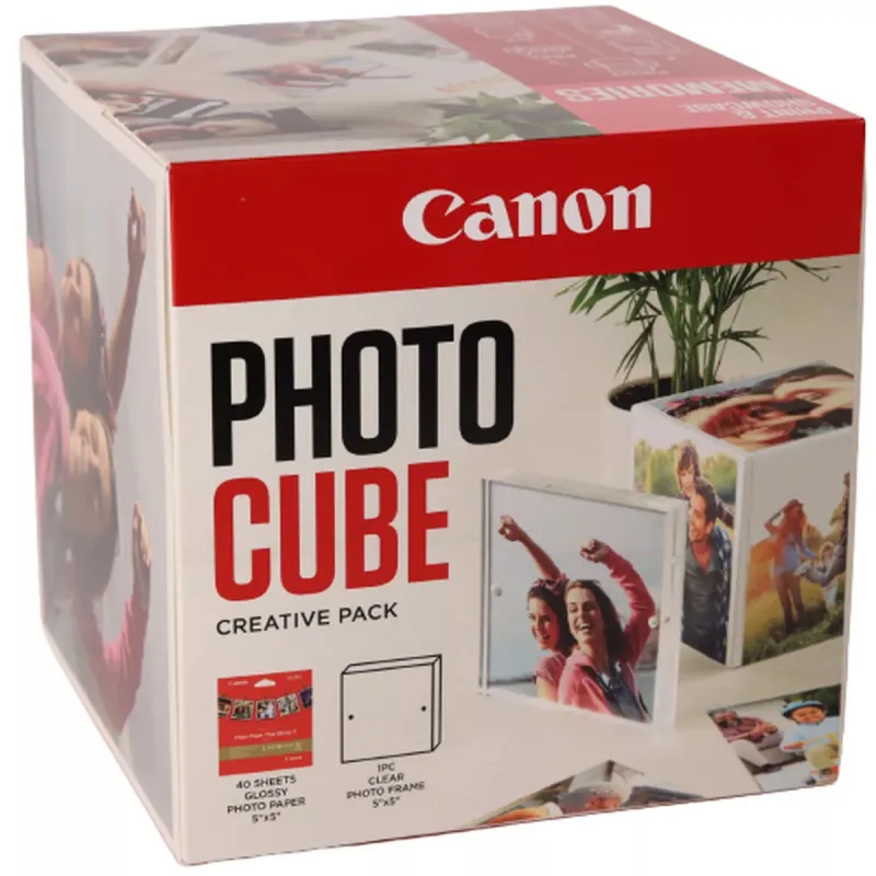 Glossy Photo Paper Canon 2311B075 5 x 5 cm 40 Sheets 40 Pieces (40 Units)