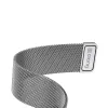 Crong Milano Steel - Stainless Steel Strap for Apple Watch 44/45/46/49 mm (Silver)