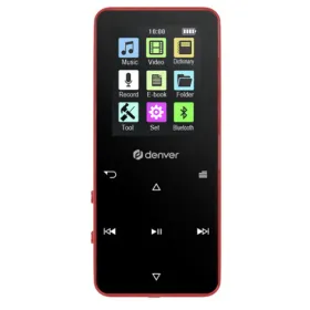 Плейер MP4 Denver Electronics MP-1830R 1,8" 8 Гб Bluetooth Красный