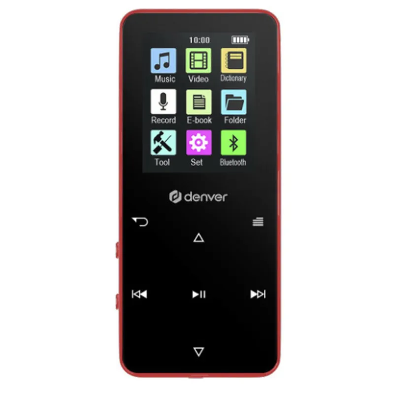 MP4-mängija Denver Electronics MP-1830R 1,8" 8 GB Bluetooth Punane