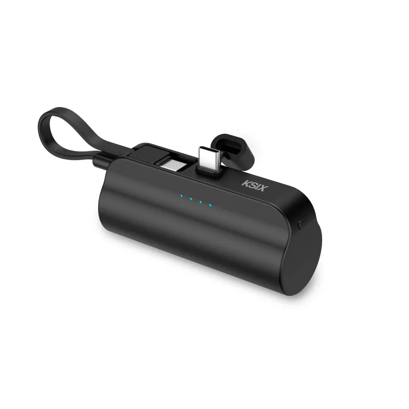 Powerbank KSIX Musta 5000 mAh