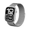 Crong Milano Steel - Stainless Steel Strap for Apple Watch 44/45/46/49 mm (Silver)
