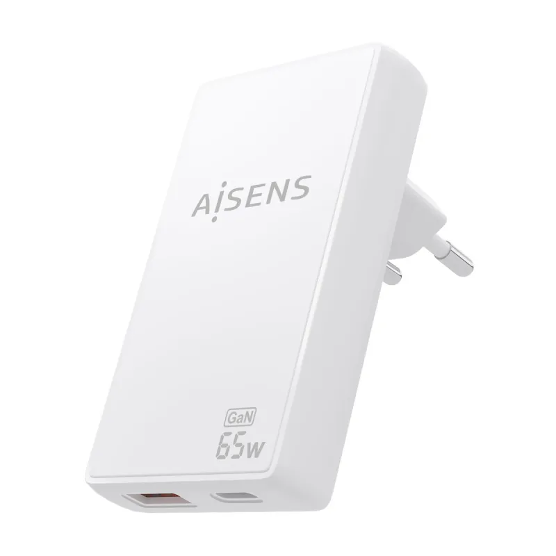 Powerbank Aisens ASCH-65W2P076-W Balts