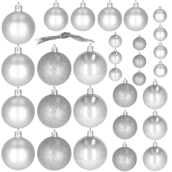 Joulukuusen koriste Springos CA0180 4/5/6 cm 30 kpl.