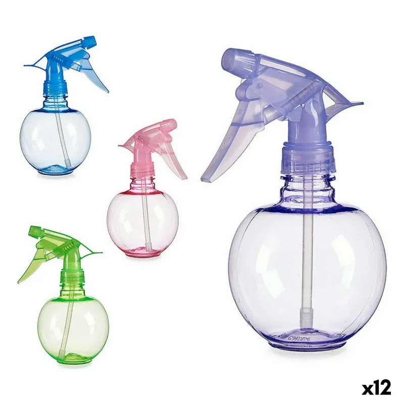 Purkštuvas Berilo Mėlyna Žalia Purpurinė Rožinė Plastmasinis 350 ml (12 vnt.)