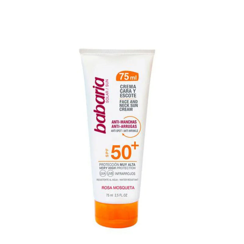 Anti-Brown Spot jumeühtlustamise päikeselosjoon Babaria 8410412029889 Spf 50+ 75 ml