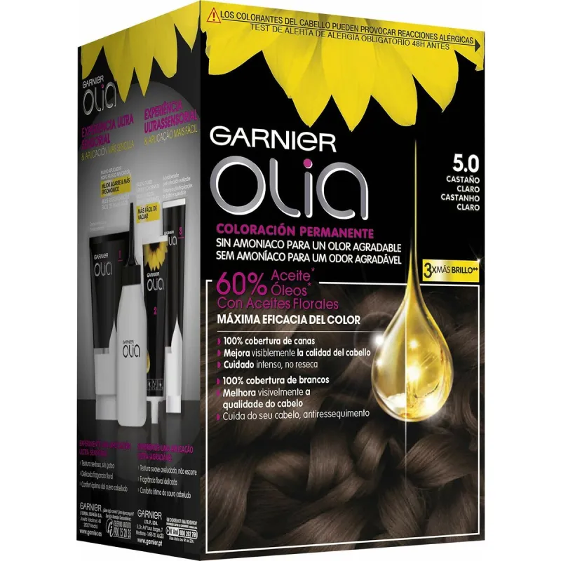 Krāsa bez Amonjaka Garnier 1118-34673 Nº 5.0-castaño claro (1 gb.)