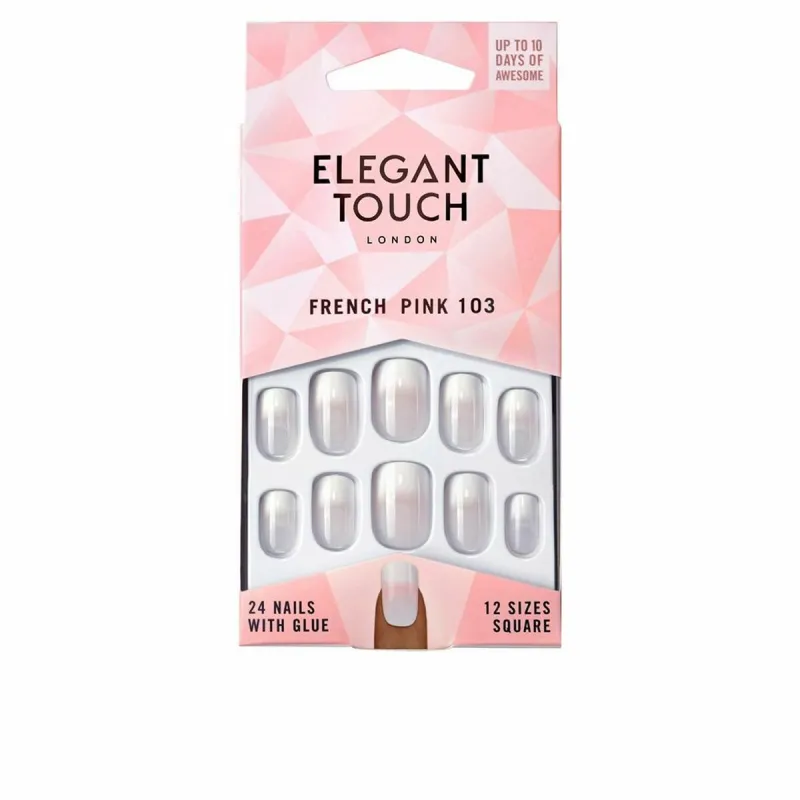 Kunstküüned Elegant Touch French M 24 Tükid, osad (24 uds)