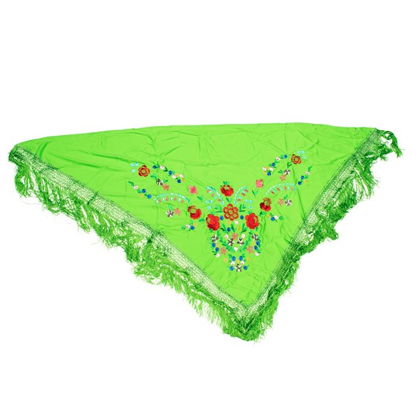 SHAWL FLAMENCO WOMAN PGNVER (140 CM )