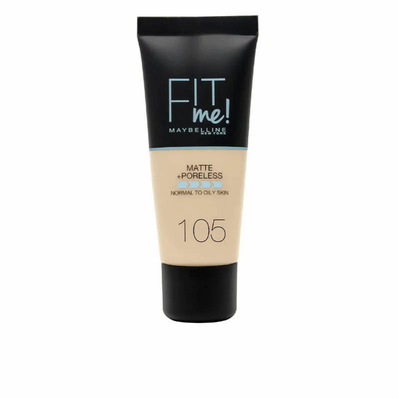 Nestemäinen meikin pohjustusaine Maybelline FIT ME Nº 105-Natural Ivory 30 ml