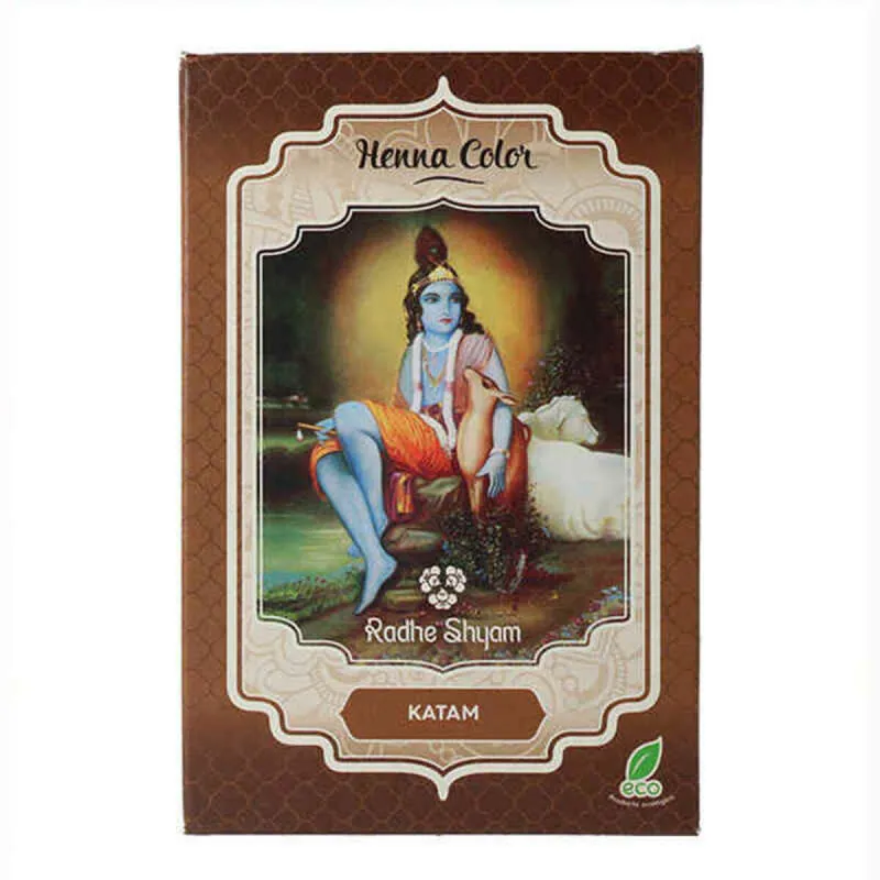 Pusiau laikinas dažas Henna Radhe Shyam 001320025 Katam (100 g)