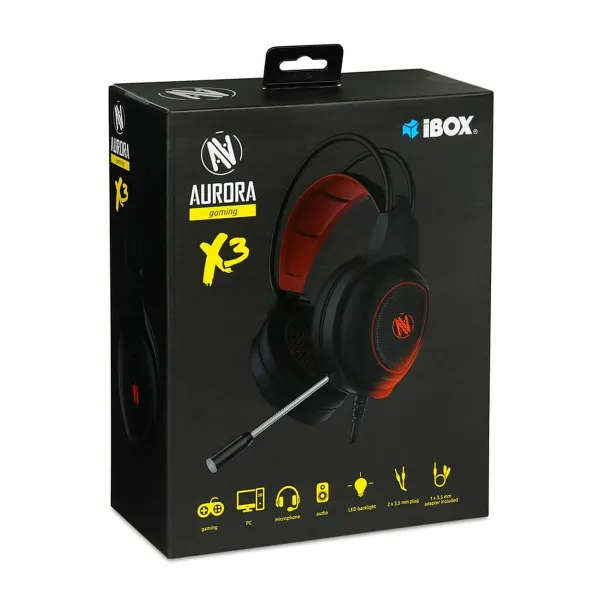 Austiņas ar Mikrofonu Spēlēm Ibox X3