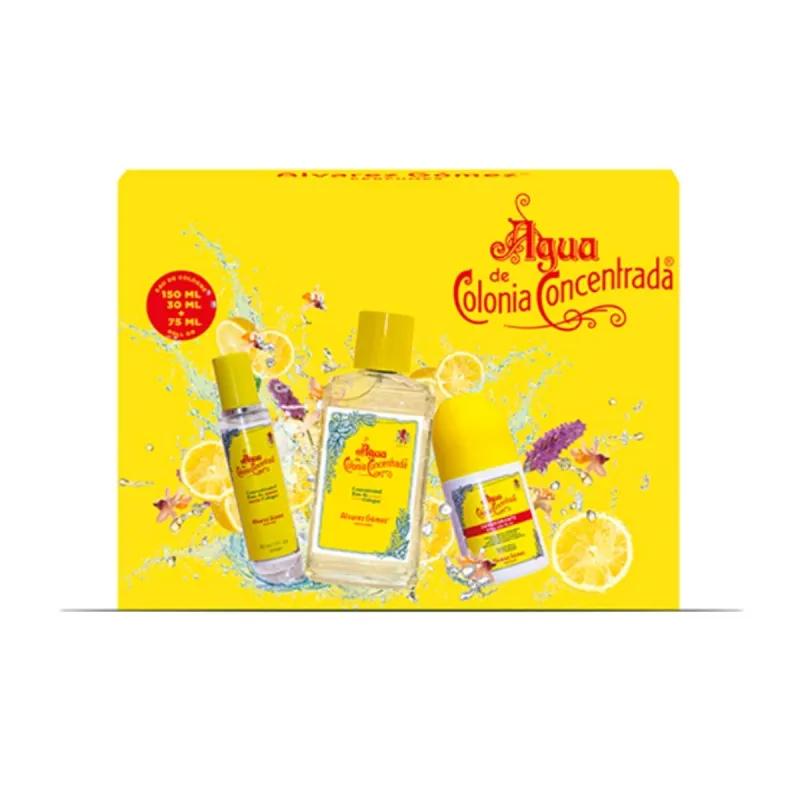 Unisex parfüümi komplekt Alvarez Gomez EDC Agua de Colonia Concentrada 3 Tükid, osad