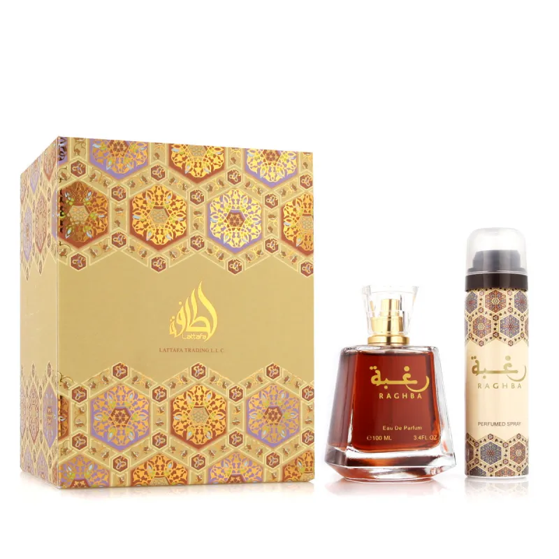 Unisex kvepalų rinkinys Lattafa Raghba EDP 2 Dalys