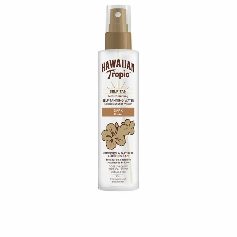 Aerosols ar pašiedeguma efektu Hawaiian Tropic Agua Autobronceadora Dark 190 ml