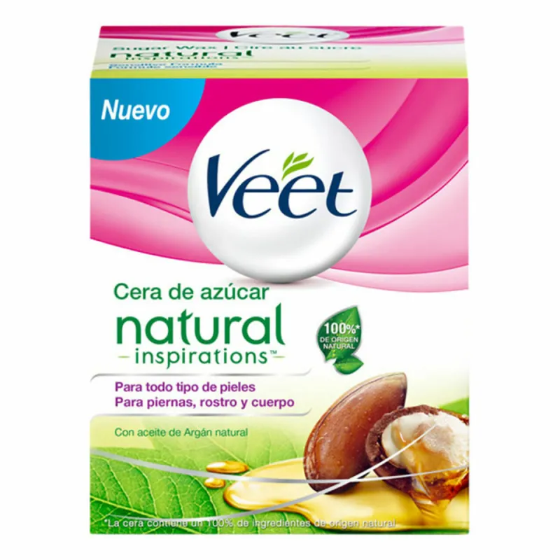 Ihokarvanpoistovoide Veet Cera Tibia Natural 250 ml Arganöljy Sokeri
