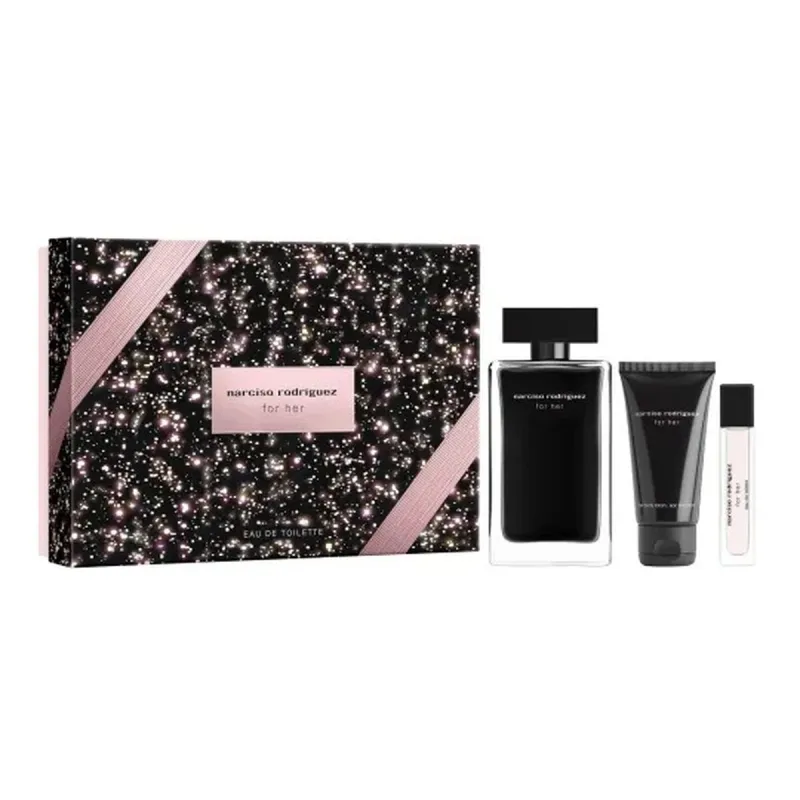 Naisten parfyymisetti Narciso Rodriguez FOR HER 3 Kappaletta