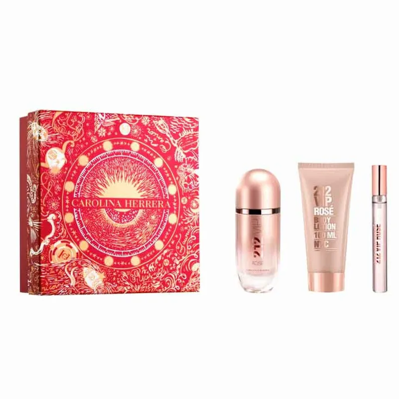 Set ženski parfem Carolina Herrera 3 Daudzums
