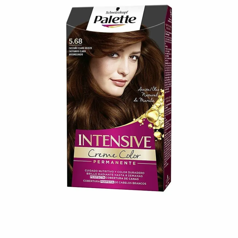 Pysyvä väriaine Schwarzkopf Palette Intensive Nº 5.68-Castano Claro Rojizo (1 osaa)