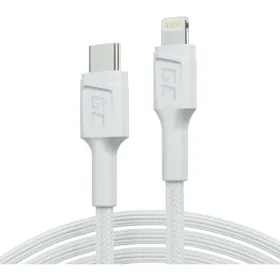 USB Cable Green Cell KABGC30W White 1,2 m