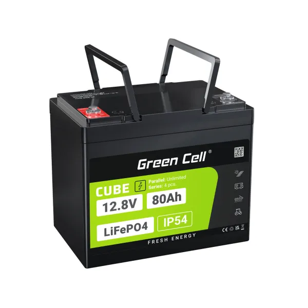 Battery for Uninterruptible Power Supply System UPS Green Cell LFPGC12V80AH