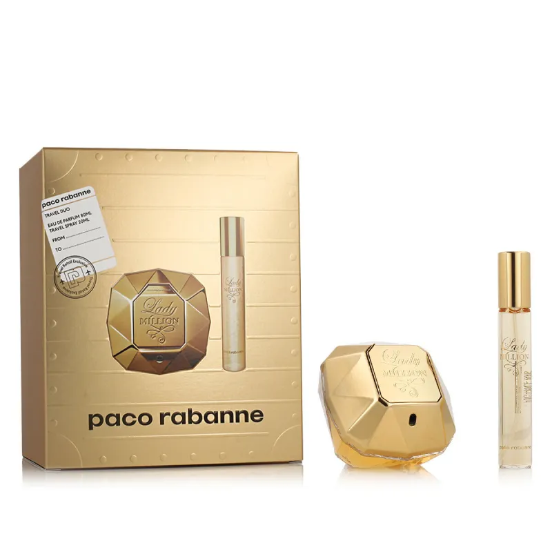 Naiste parfüümi komplekt Paco Rabanne Lady Million EDP 2 Tükid, osad