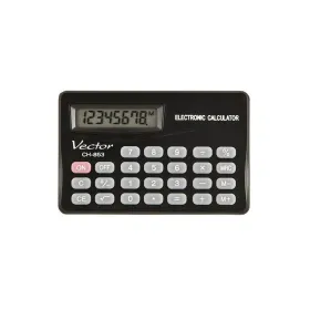 Kalkulaator Vector KAV CH-853 Must Plastmass