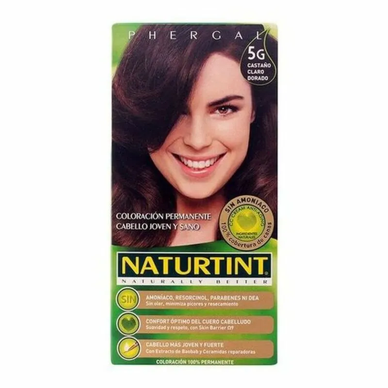 Väriaine ei sisällä ammoniakkia Naturtint Naturtint G Vaalea kullanruskea Nº 5g Castano Claro Dorado Nº 5g-Castano Claro Dorado 