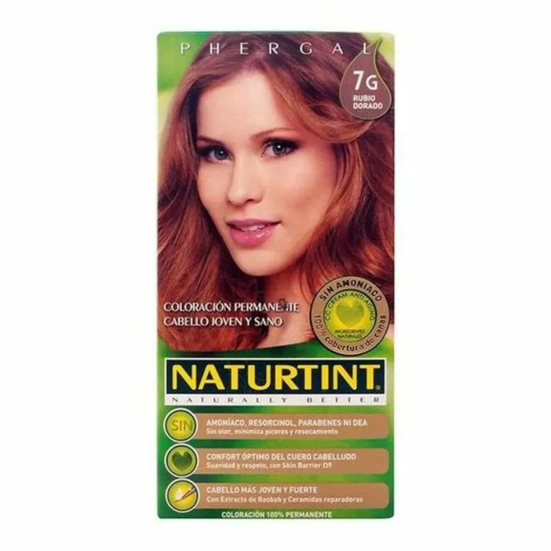Краска без содержания аммиака Naturtint Naturtint G Золотистый Nº 7g Rubio Dorado Nº 7g-Rubio Dorado 170 ml