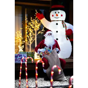 Santa Claus Costume Springos CA1225, 9 Pieces