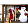 Santa Claus Costume Springos CA1225, 9 Pieces