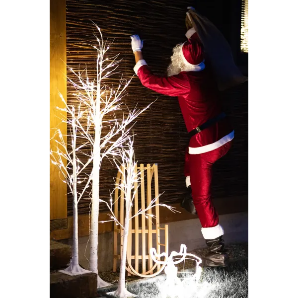 Santa Claus Costume Springos CA1225, 9 Pieces