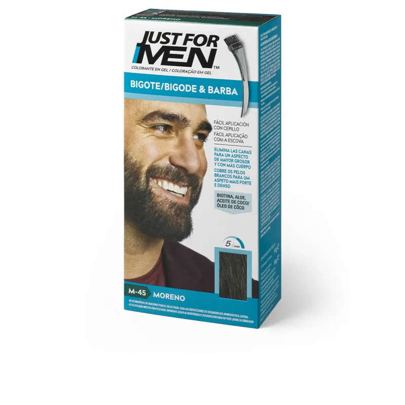Gelis su spalva nuo senėjimo Just For Men Colorante 15 ml Barzda Brunetė