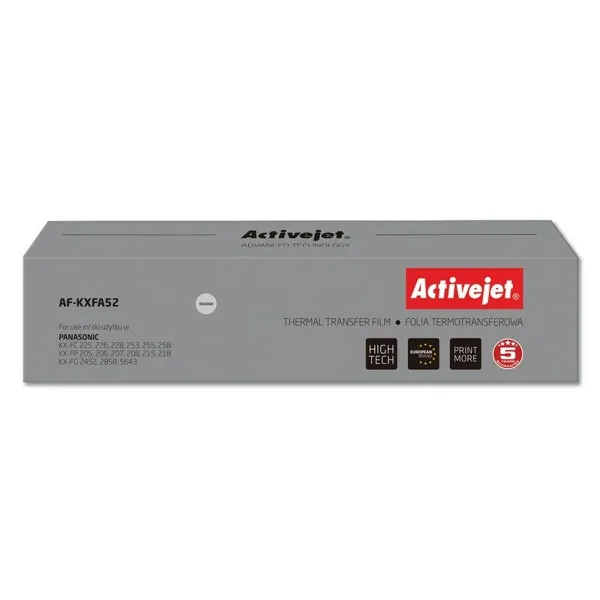Rulla FAX-paperia Activejet AF-KXFA52