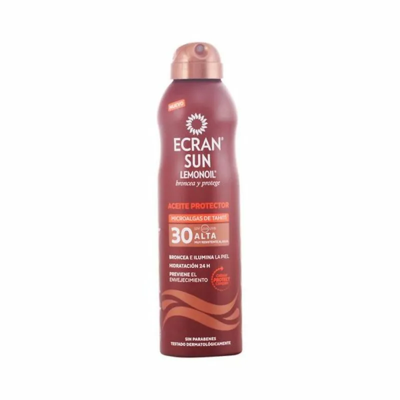 Масло для загара Ecran Sunnique Spf 30 250 ml