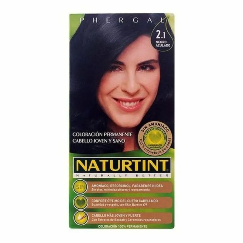 Ammoniaagivaba juuksevärv Naturtint Naturtint Sinakasmust 170 ml
