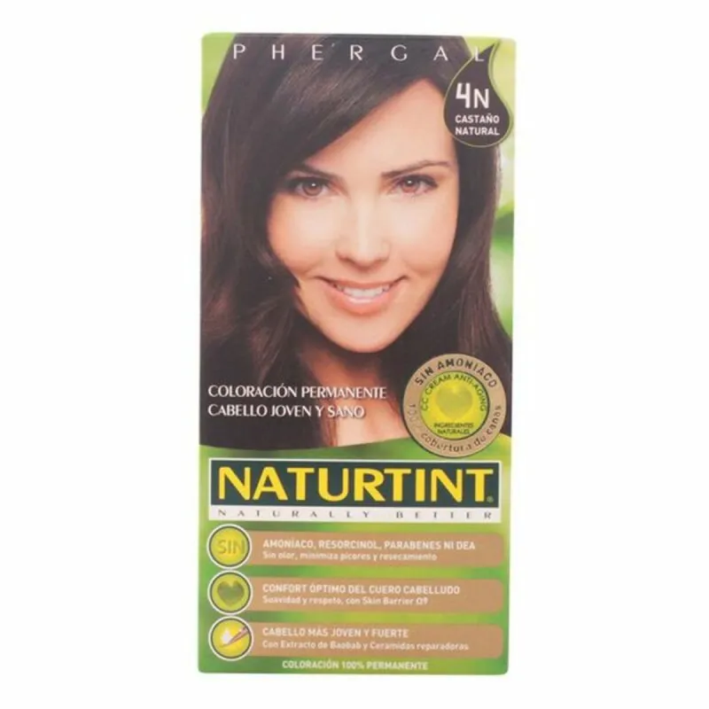 Краска без содержания аммиака Naturtint Naturtint N Nº 4n Castano Natural Nº 4n-Castano Natural 170 ml