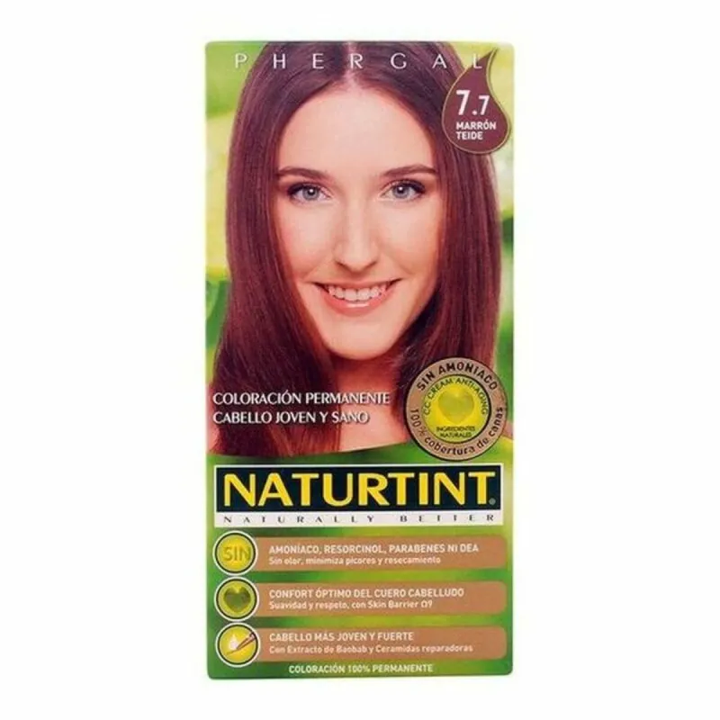 Краска без содержания аммиака Naturtint Naturtint Серо-коричневый Nº 7.7 Marron Teide Nº 7.7-Marron Teide 170 ml