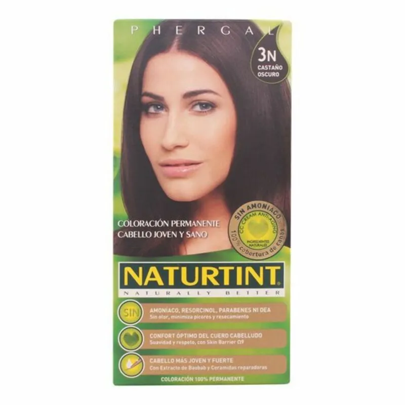 Краска без содержания аммиака Naturtint Naturtint N Nº 3n Castano Oscuro Nº 3n-Castano Oscuro 170 ml