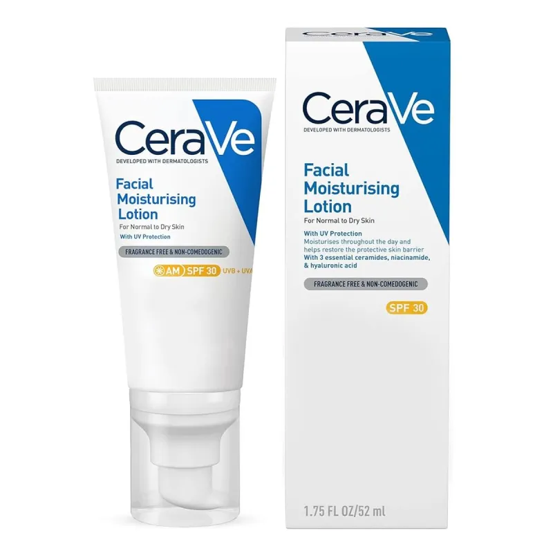 Mitrinošs Sejas Losjons CeraVe Spf 30 52 ml