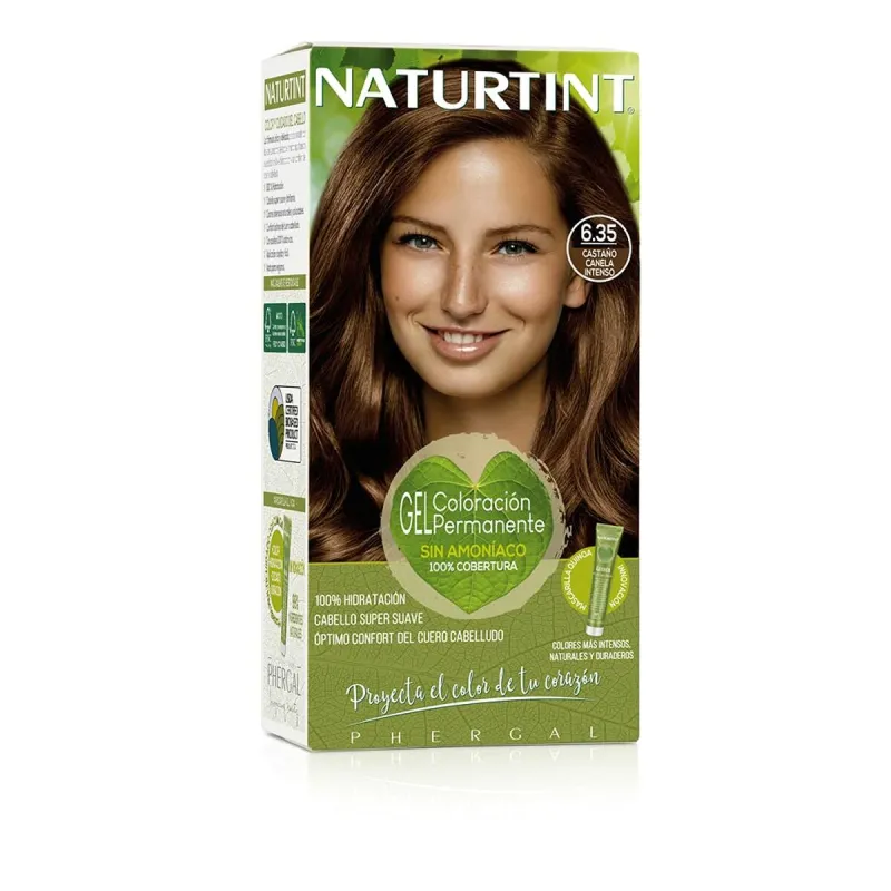 Püsivärv Naturtint Naturtint 6.35 castaño canela intenso Nº 6.35 Castano Canela Intenso Nº 6.35-Castano Canela Intenso 170 ml