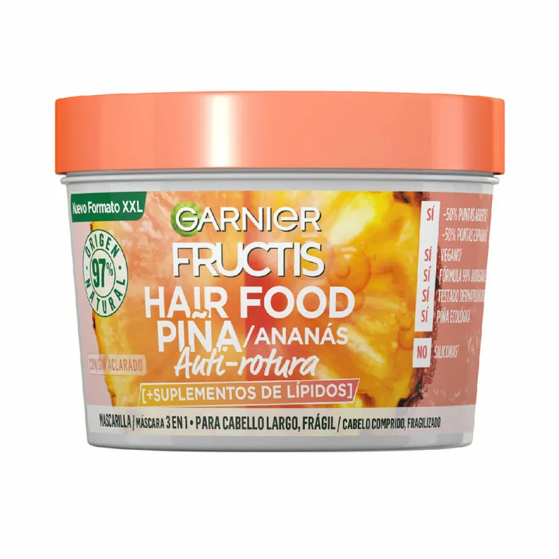 Pret Matu-Izkrišanas Krēms Garnier Fructis Hair Food 350 ml Pret-Matu Lūšanas Ananāss
