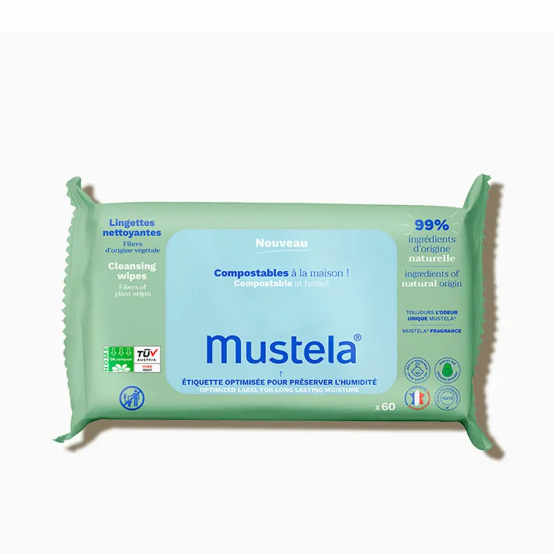 Влажные салфетки Mustela BIO MUSTELA (60 штук)