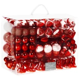 Christmas tree ornaments set Springos CA0155, 6/8/14 cm, 149 pcs