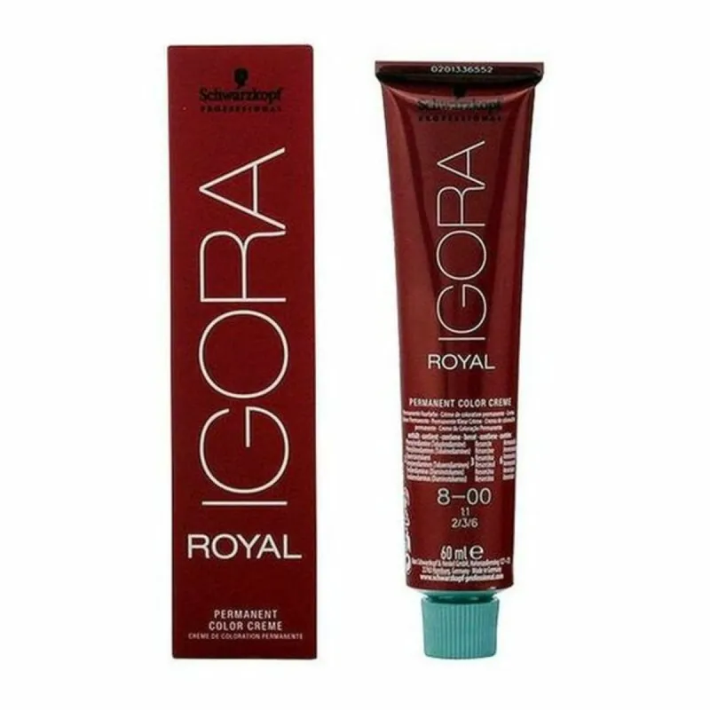 Püsivärv Schwarzkopf Igora Royal Nº 8-00 60 ml