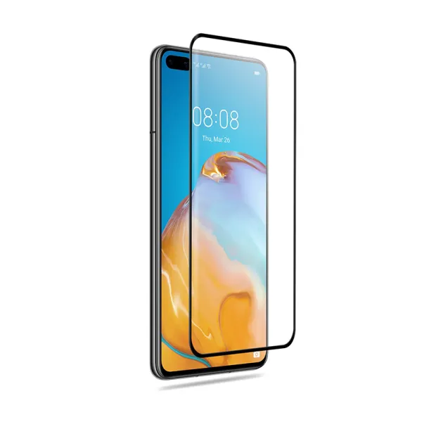 Crong 3D Armor Glass – 9H tempered glass for the entire Huawei P40 screen + installation frame