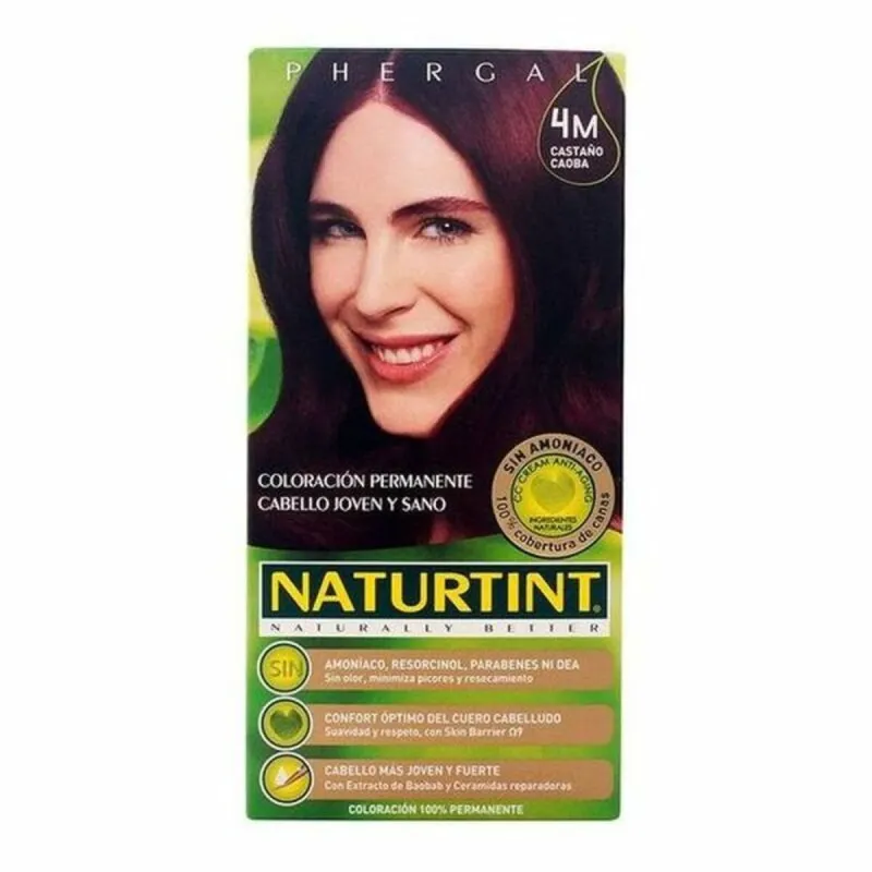Ammoniaagivaba juuksevärv Naturtint Naturtint M Mahagonpruun Nº 4m Castano Caoba Nº 4m-Castano Caoba 170 ml